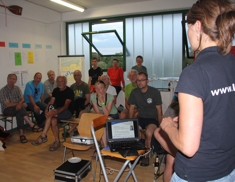 Kayak symposium in Llanca